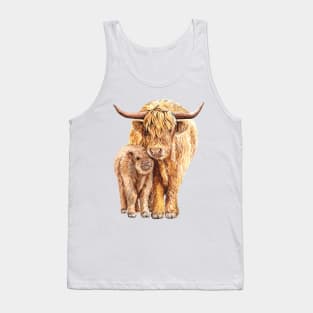 Yak Mom BAby Hand Drawn Tank Top